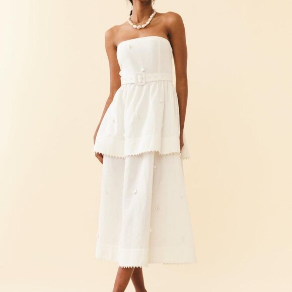 Daisy Dress - Pearly White